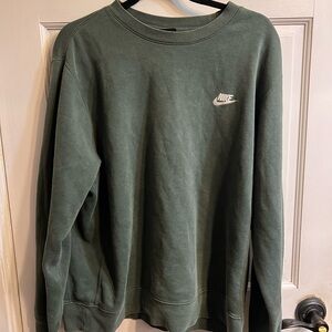 Nike Crewneck Small Logo Green